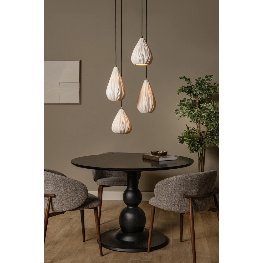 Design hanglamp Cinzia wit Ø 55,5cm Lucide 5411212135001