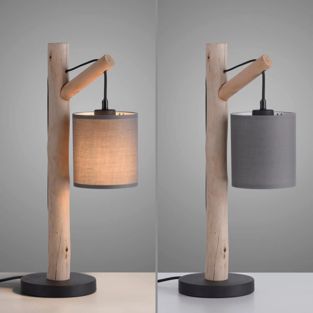 Landelijke tafellamp Green Tribu taupe Just Light 4043689995188