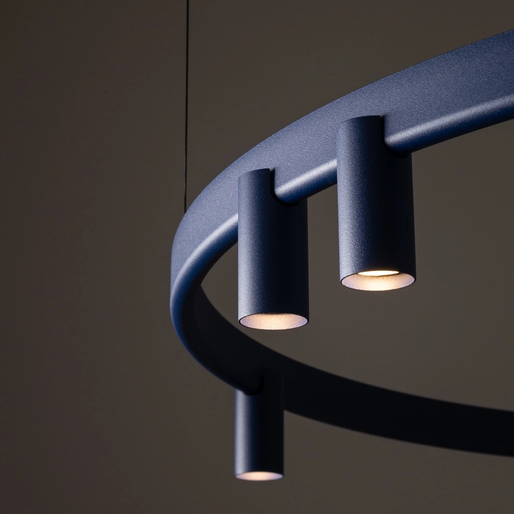 Design hanglamp Fourty marine blauw Ø 116cm Lyora 5903139122863