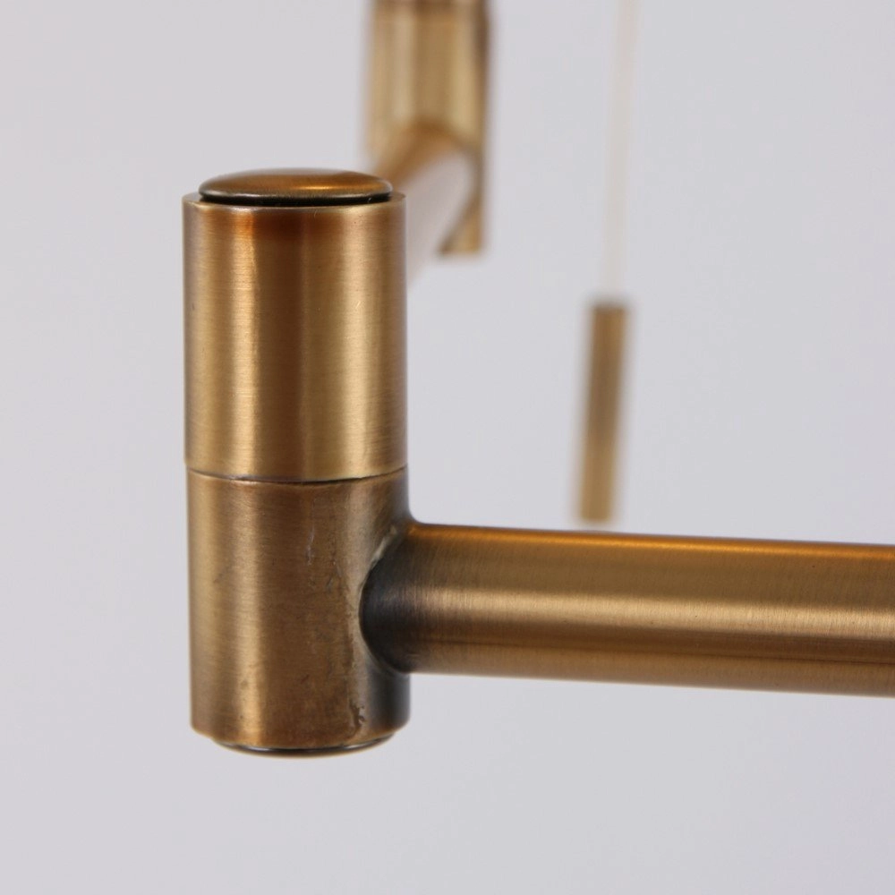 Vloerlamp Mexlite 154cm bronsbruin met witte kap Steinhauer 8712746048087