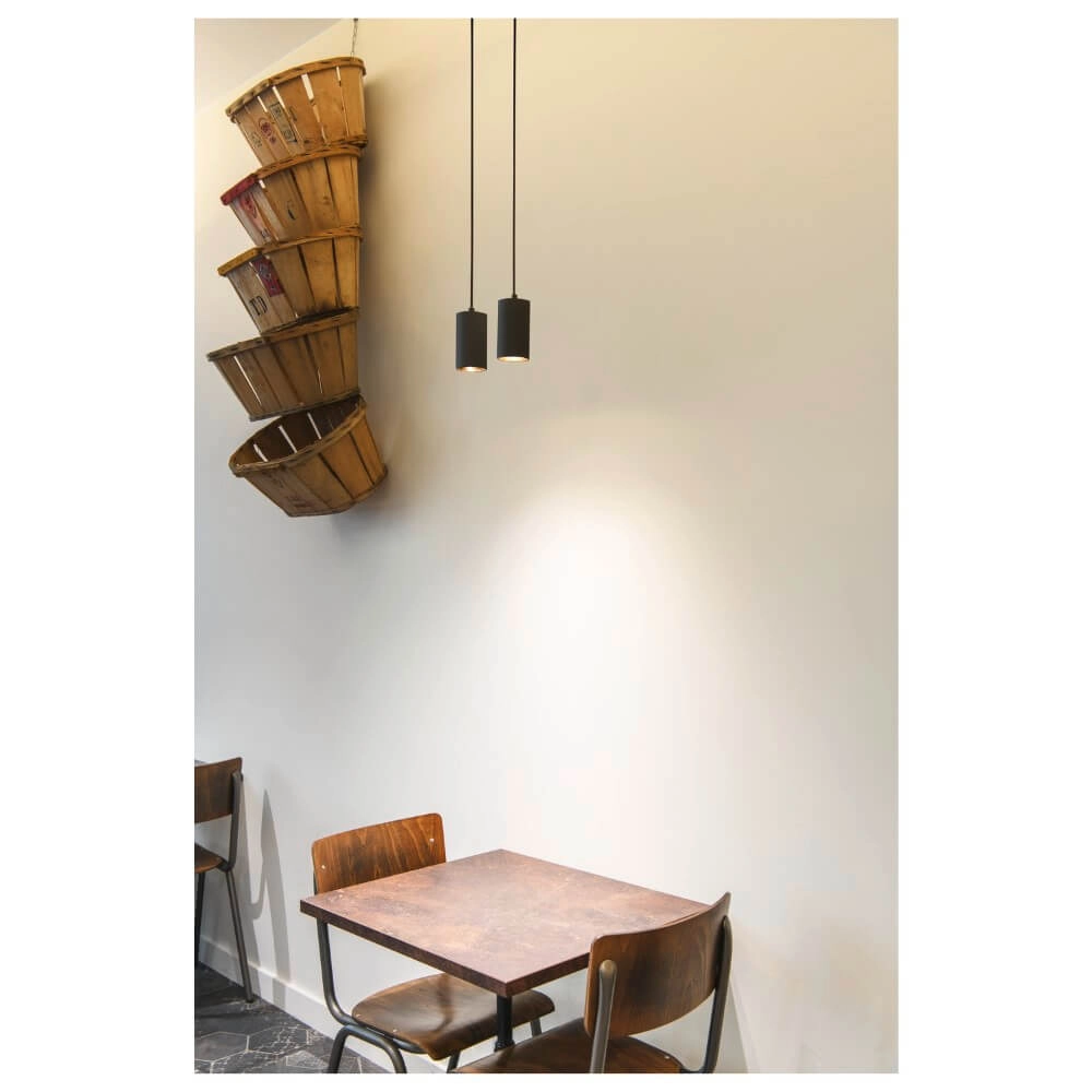 Pendel hanglamp Asto Tube zwart 2x GU10 SLV 4024163266079