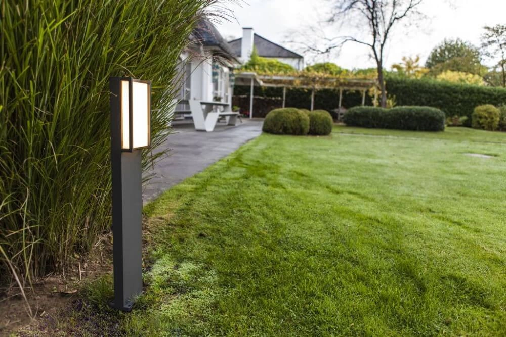 Design padverlichting Qubo antraciet Lutec 6939412079103