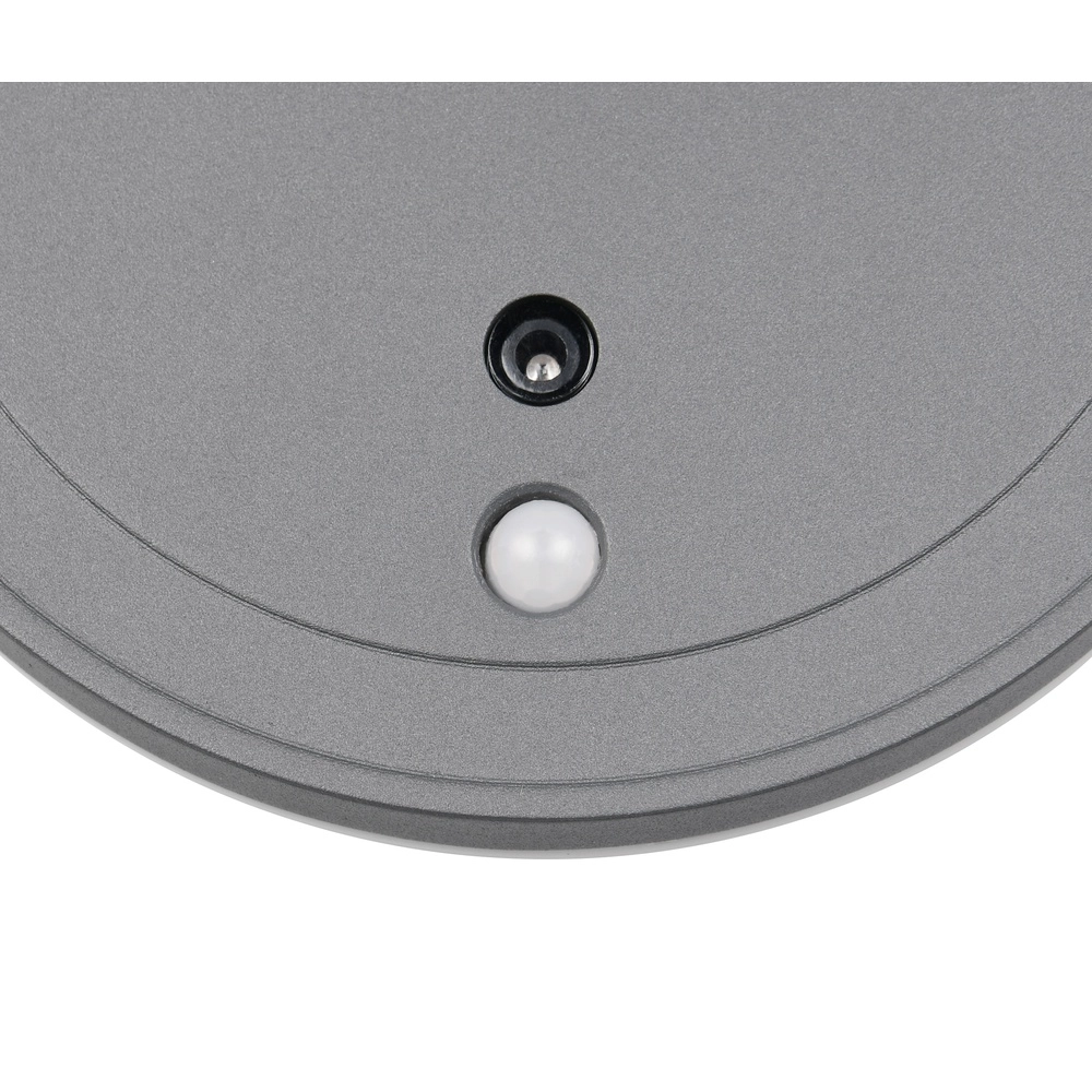 Design wandlamp Fortaleza rond antraciet Trio 4017807647907