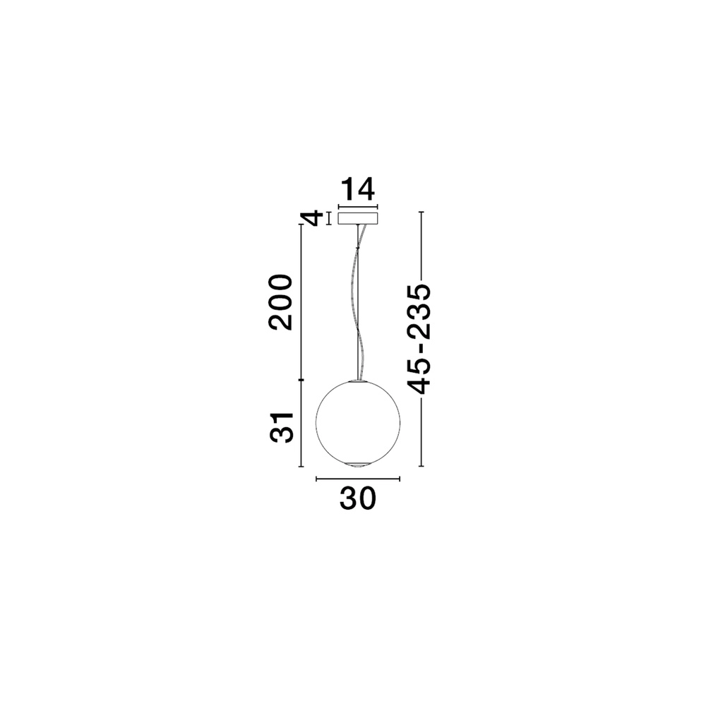 Pendant lamp Aora Convex Green Glass Lyora 5212017483829