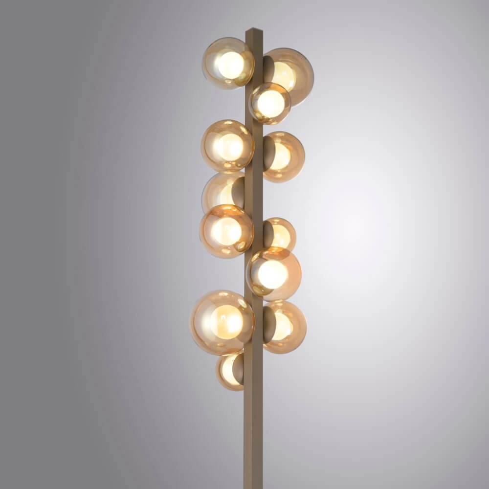 Bronze vloerlamp Pure Popup design Paul Neuhaus 4012248385654