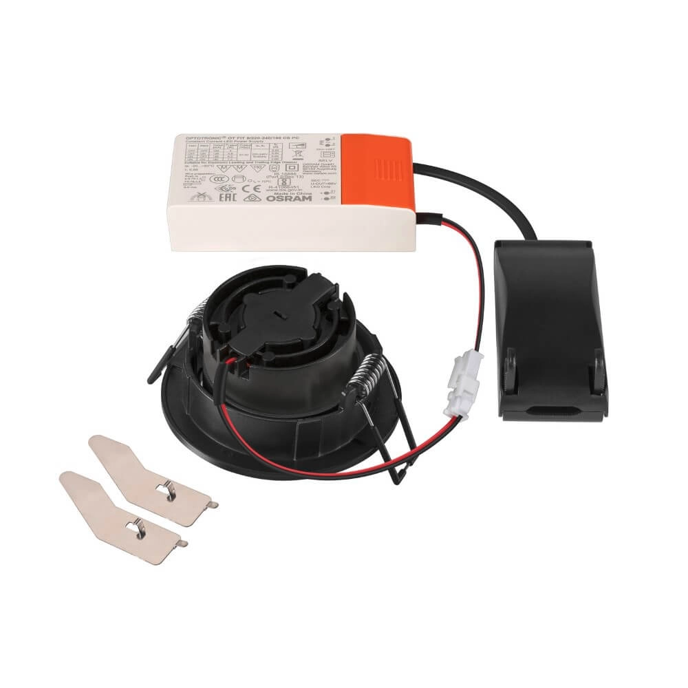 Ronde led spot New Tria Uni zwart - CCT - 600lm - 38g SLV 4024163277334