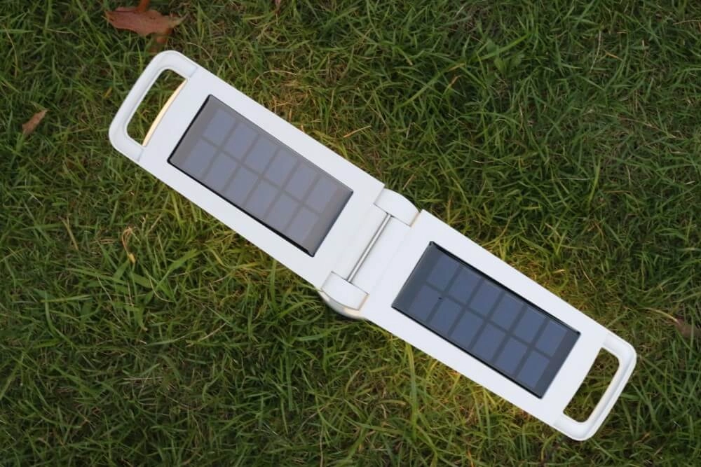 Solar tafellampje Dragonfly zilvergrijs Lutec 4250294311436