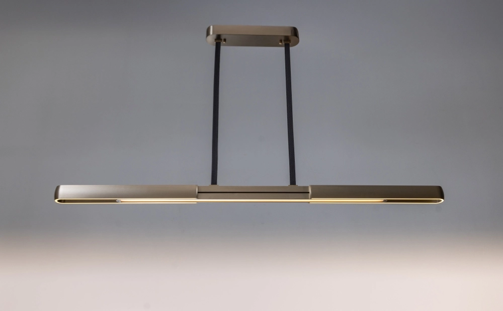 Verstelbare hanglamp Bella 120-180cm breed - gun metal ETH 8720195312680