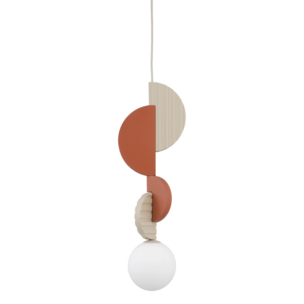 Unieke hanglamp Drops Color terracotta Lyora 5903139111942