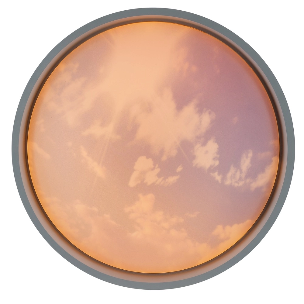Plafonniere Sky-Dream wit met grijs Ø 39cm Brilliant 4004353473982