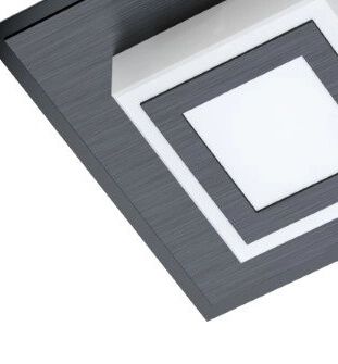 Led plafondlamp Masiano 1 2-lichts zwart Eglo 9002759993627