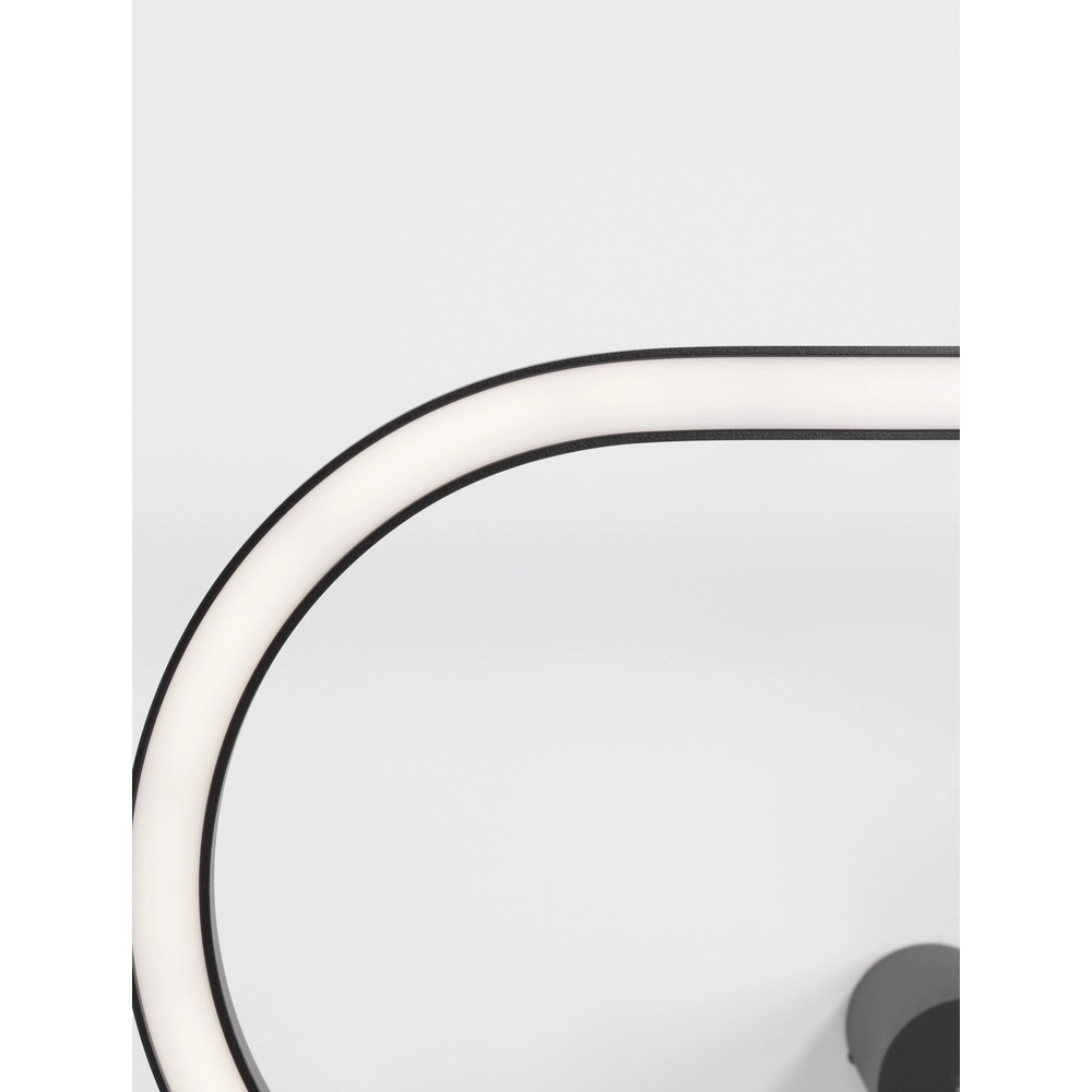 Ovale hanglamp Cuppe zwart Lyora 5212017438492