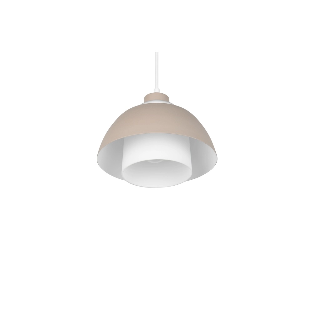 Design hanglamp Tilos zand bruin Ø 23cm Trio 4017807690088