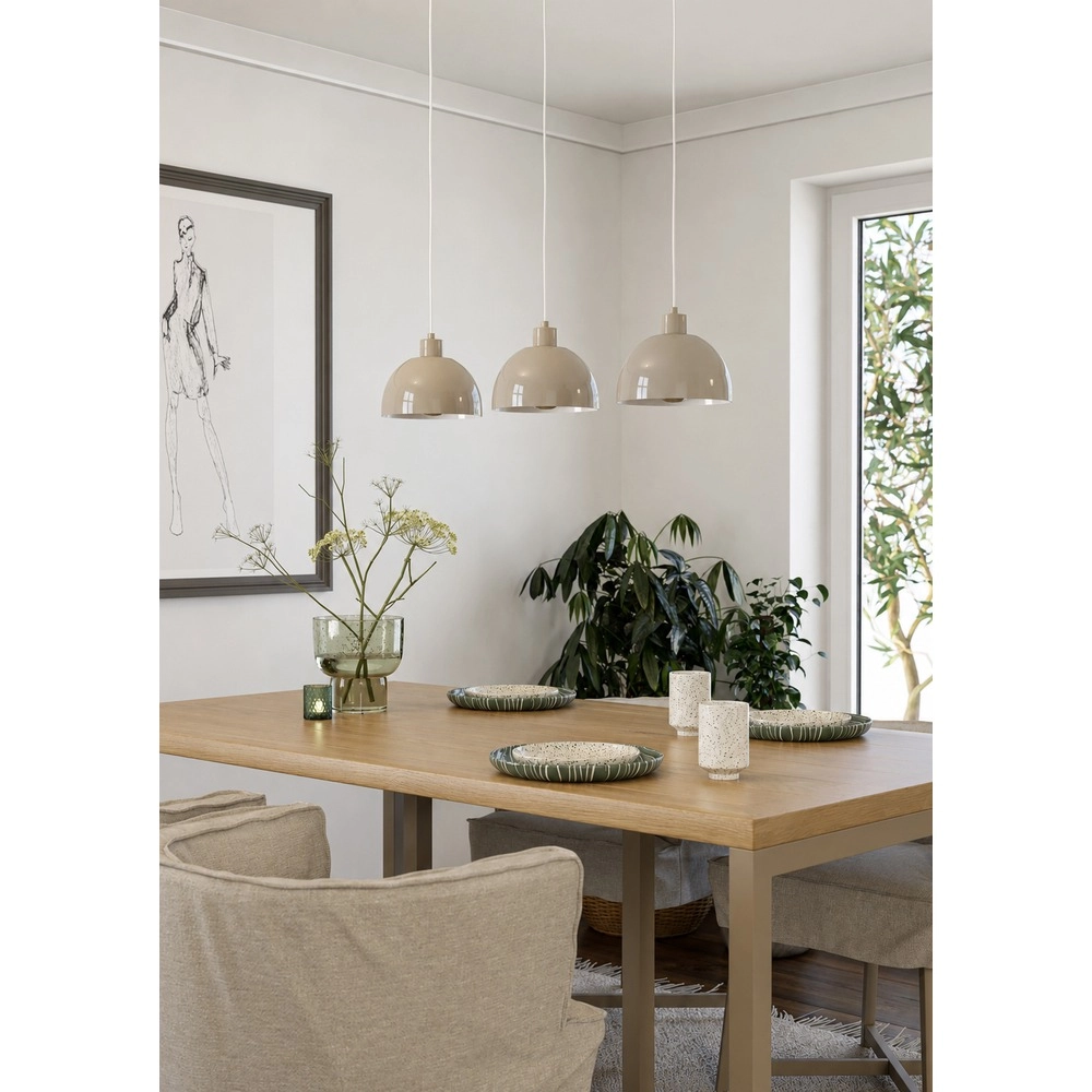 Hanglamp Cazalilla zand bruin Eglo 9008606407033