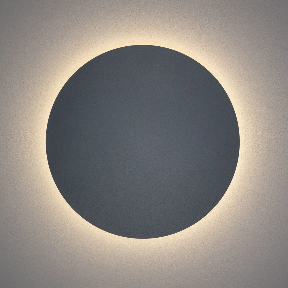 Design wandlamp Ring umbra blauw Ø 35cm Lyora 5903139126649
