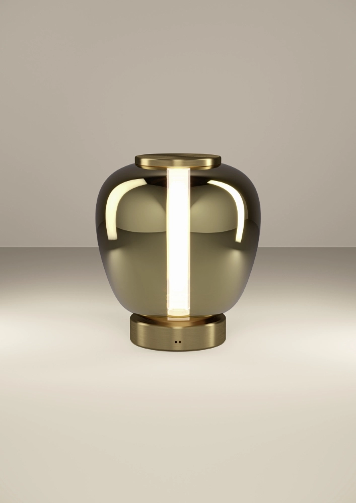 Design tafellamp Fruitera goud Ø 21cm Stars of Light 9008606360079