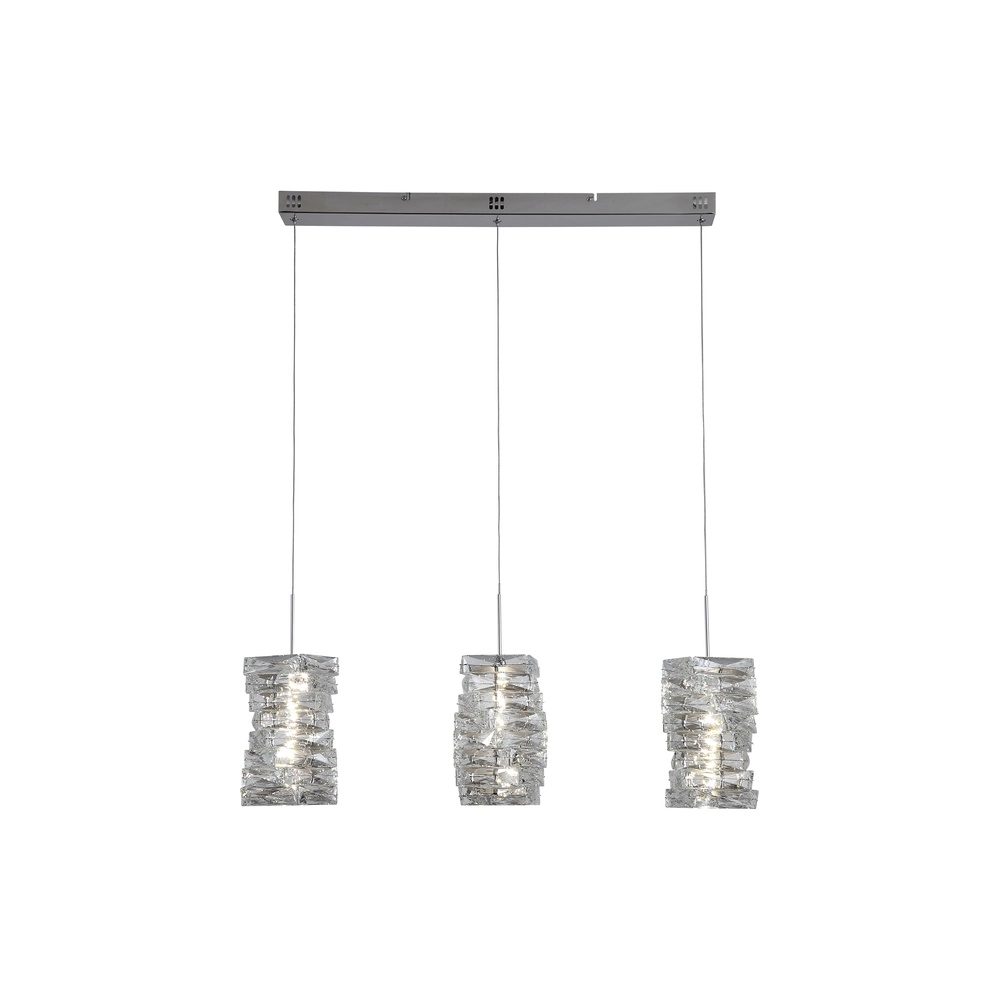 Hanglamp Modena chroom 3-lichts Hanglamp Modena chroom 3-lichts