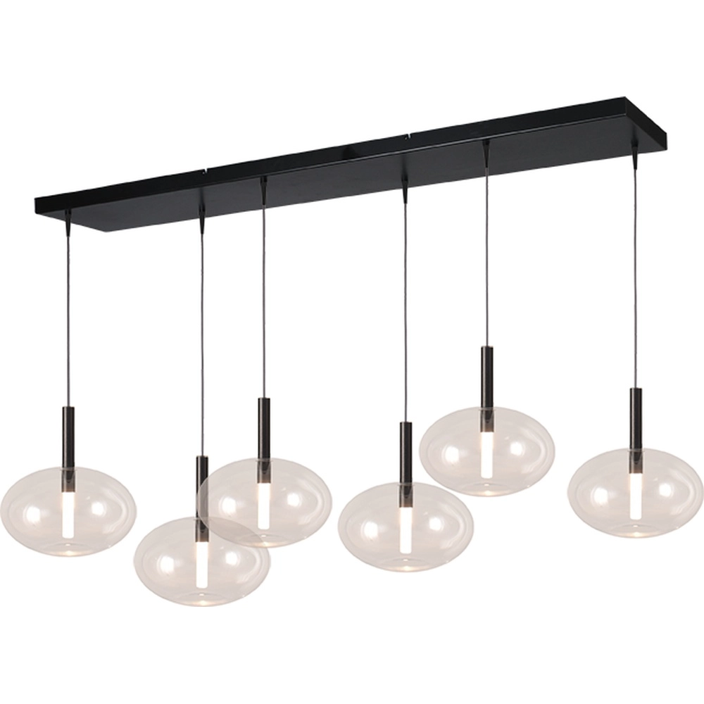 6L hanglamp Ø 24cm Lido Onion met helder glas