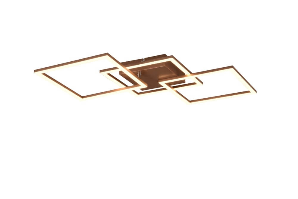 Bruine plafondlamp Trail design Trio 4017807578980