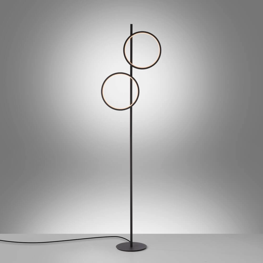 Vloerlamp Mini Ritus zwart Just Light 4043689000233