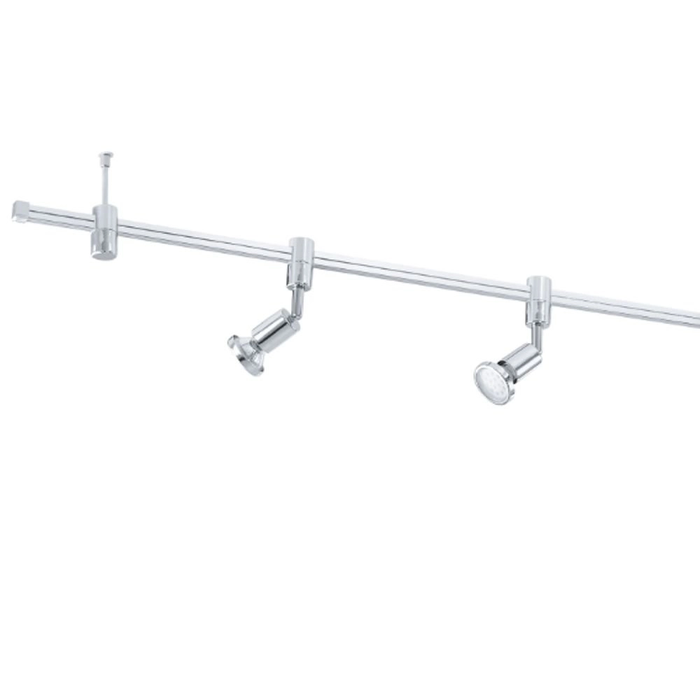 Verlichting spots Vilanova 5x3w - 3000K - 200cm chroom Eglo 9002759933593