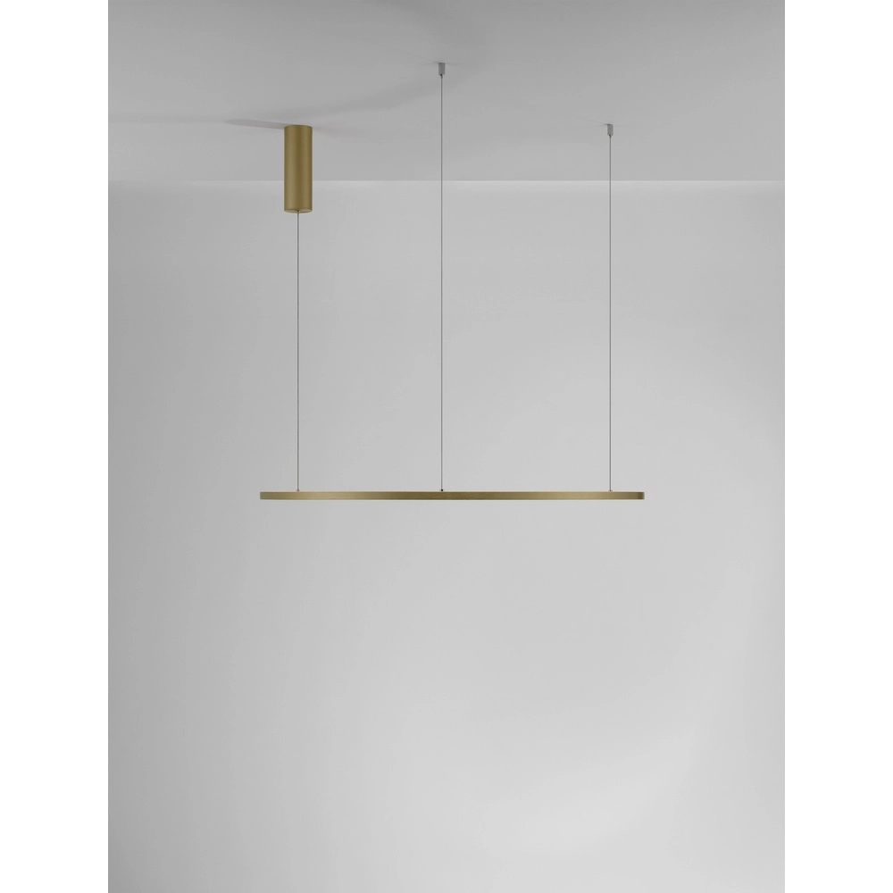 Ronde hanglamp Tarquin goud Ø 80cm Lyora 5212017438317