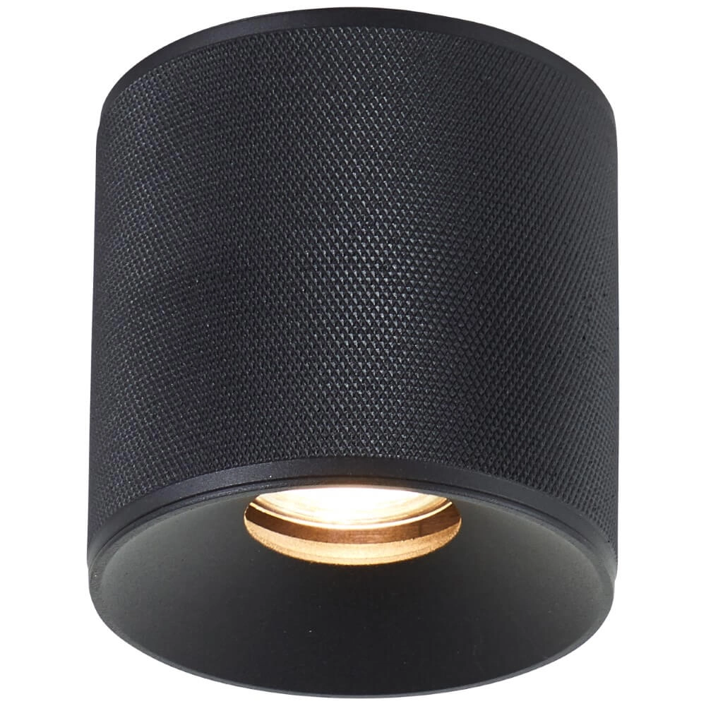 Opbouwspot Marty zwart rond Ø 10cm Brilliant 4004353438301