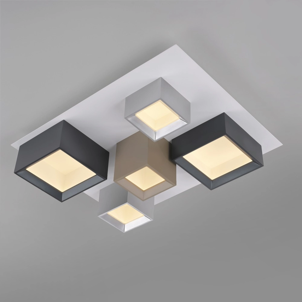 Led plafondlamp Pure Manhattan 5-lichts Paul Neuhaus 4012248396889