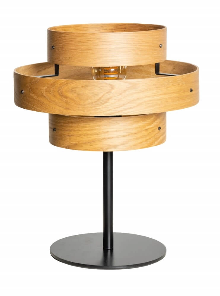 Houten tafellamp Oaknut