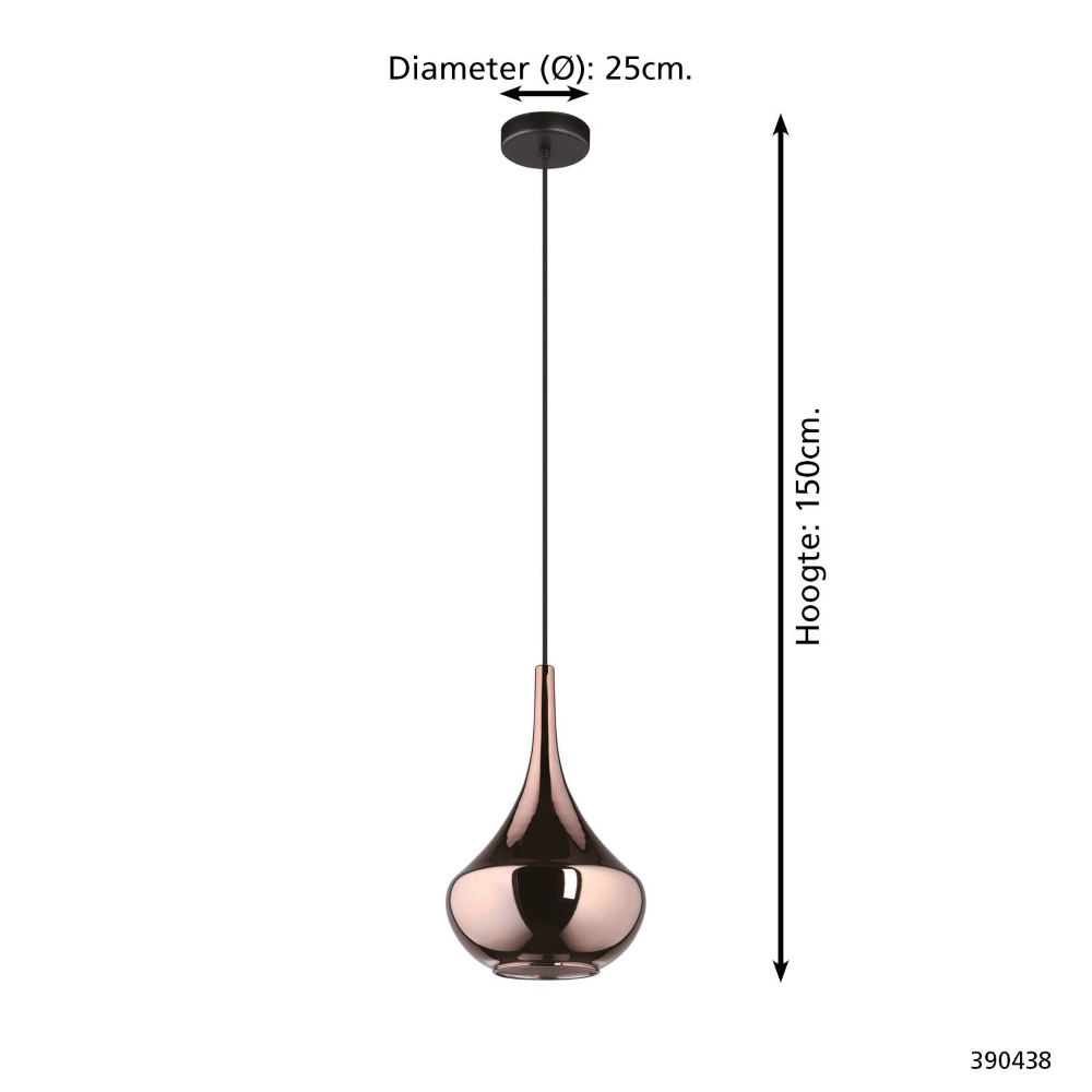 Design pendant lamp Almoster single Ø 25cm Stars of Light 9008606354054