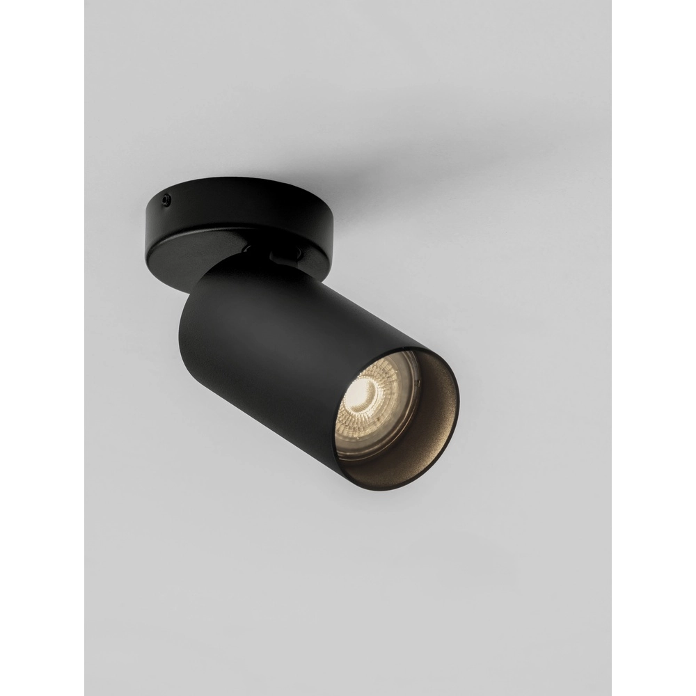 Plafondspot Oso zwart Ø 7cm Lyora 5212017465047
