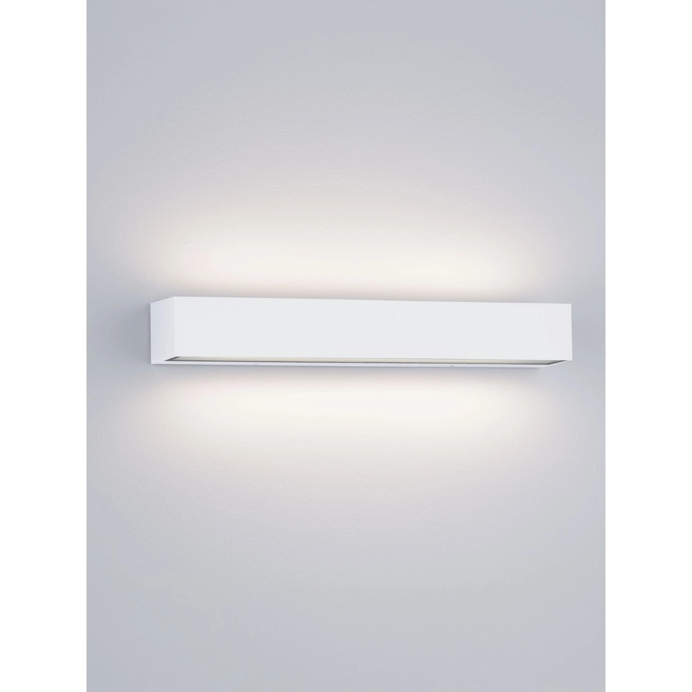 Strakke wandlamp Lane wit 36cm - 28W Lyora 5212017496799