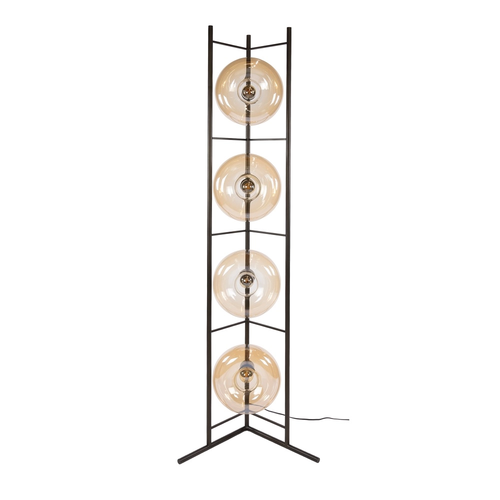 Glazen vloerlamp Soll 4x Ø 26cm Lyora 8716803510913