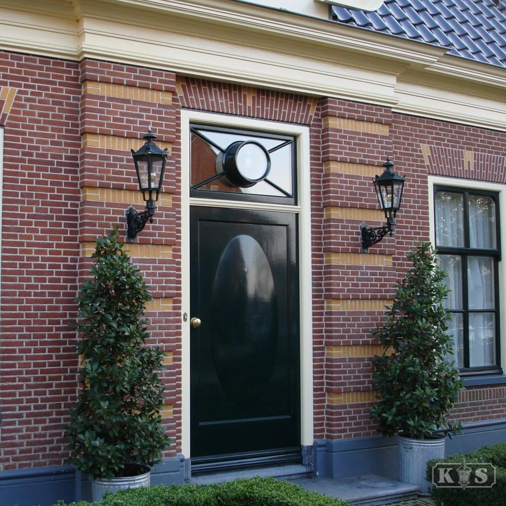 Wandlamp nostalgische stijl Weesp zwart KS Verlichting 8714732120746