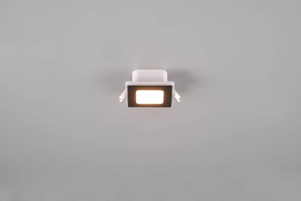 Vierkante spot Nimbus design zwart Trio 4017807574456