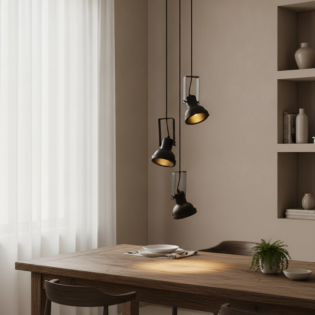 Hanglamp Ruvi 3-lichts zwart