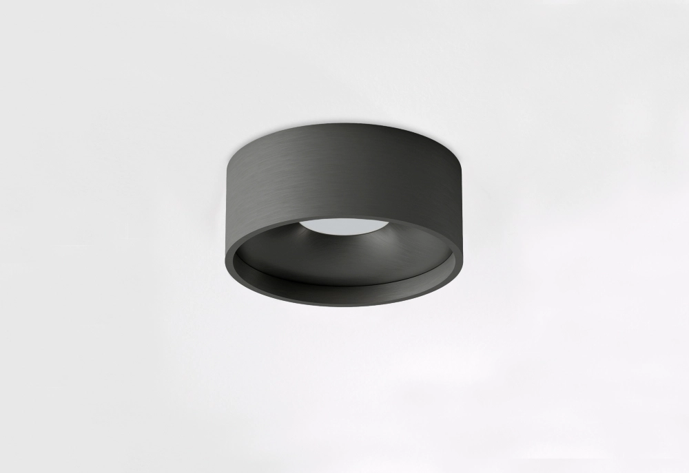 Badkamer plafondlamp Oran Ø 12cm - Gun metal Artdelight 8720701103894