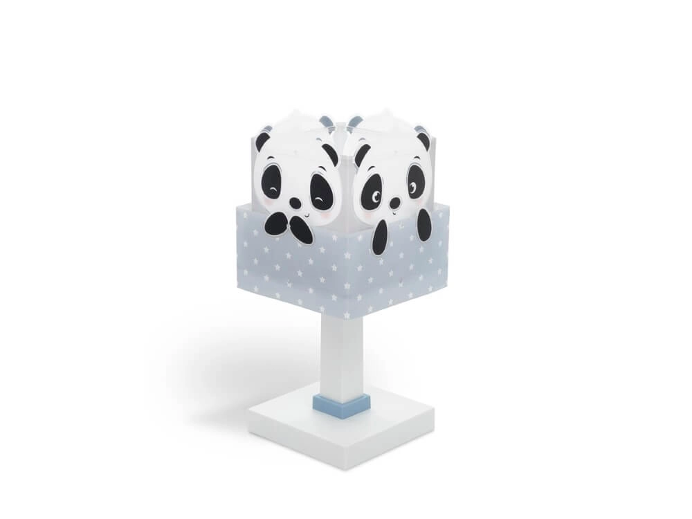 Kinderkamer tafellamp Panda soft blauw Dalber 8420406001340