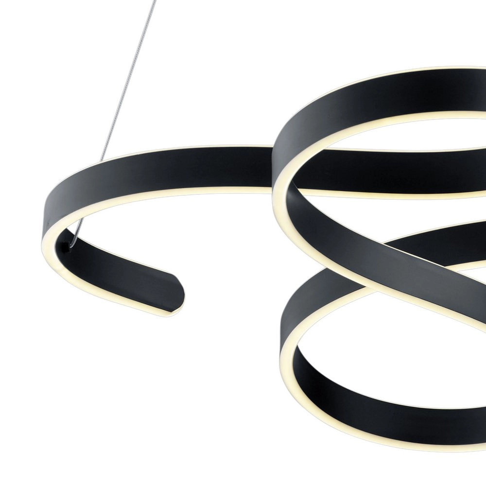 Design hanglamp Francis Ø 72cm - antraciet Trio 4017807445343