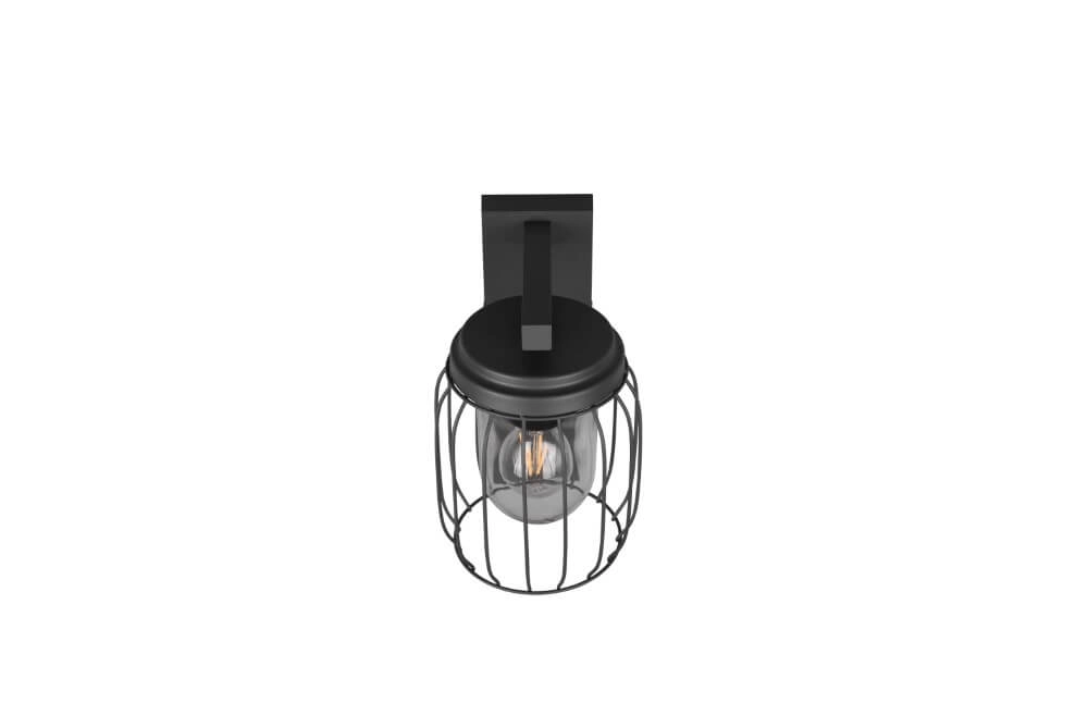 Wand lamp Tuela met bewegingssensor antraciet Trio 4017807506143