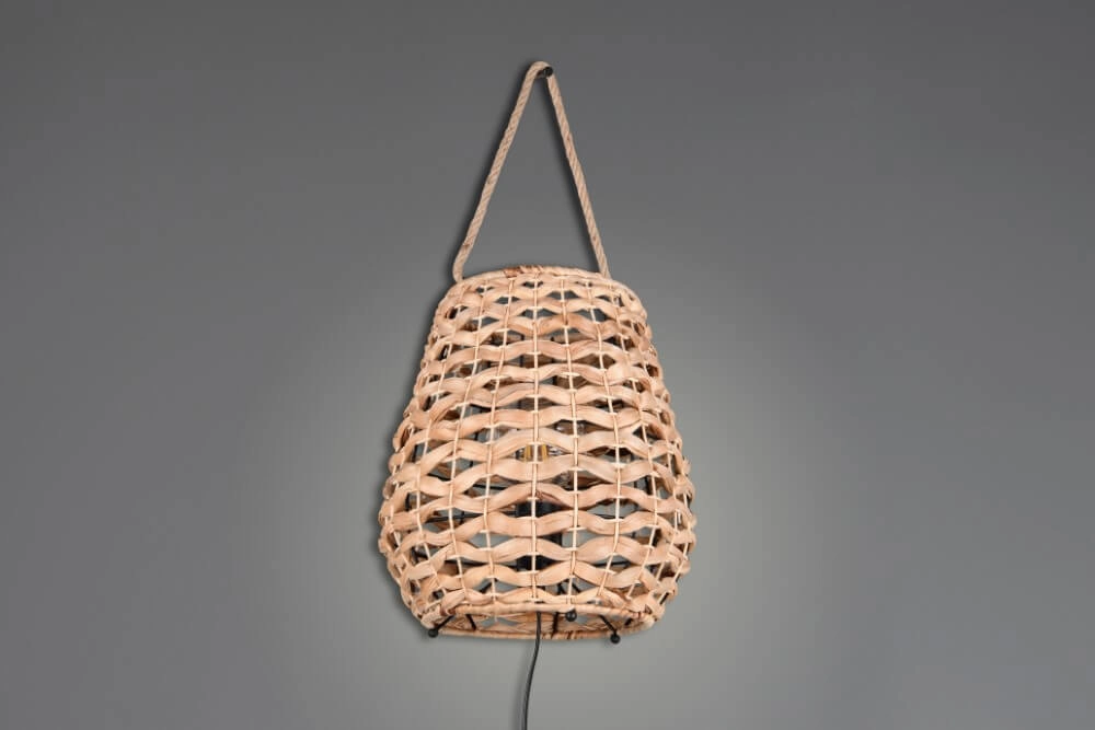 Landelijke tafellamp Jean Ø 29cm rotan Trio 4017807637687