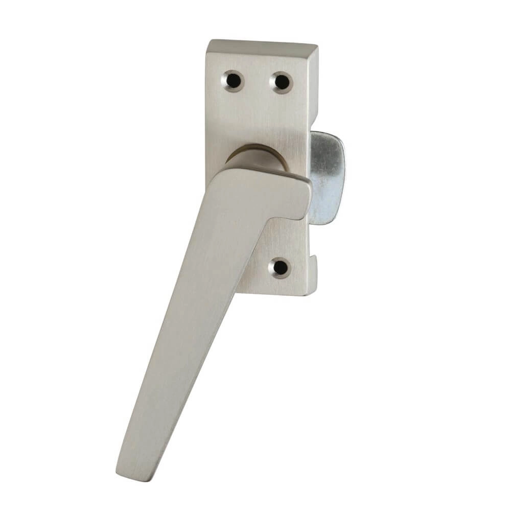 Raamsluiting Fixon met nok links nikkel mat Raamsluiting Fixon met nok links nikkel mat