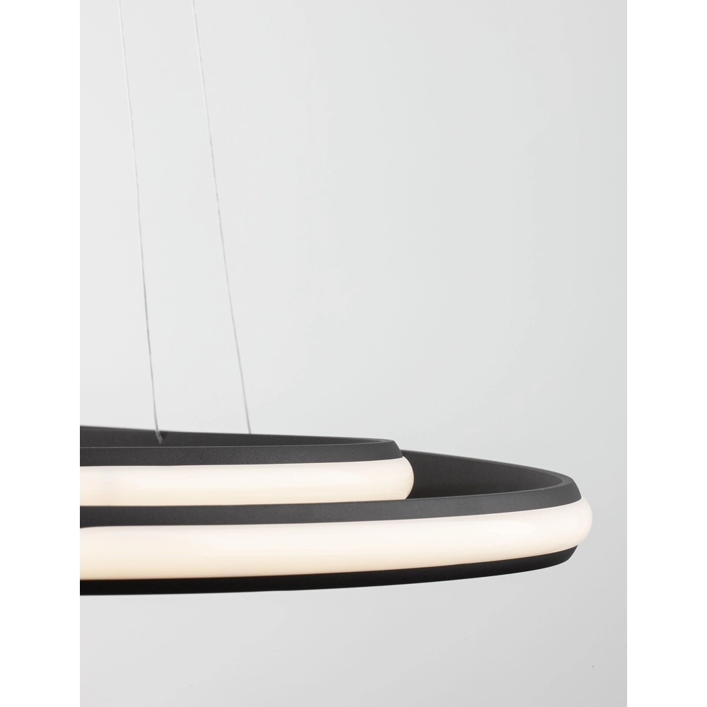 Design hanglamp Aries zwart Ø 59cm Lyora 5212017419835