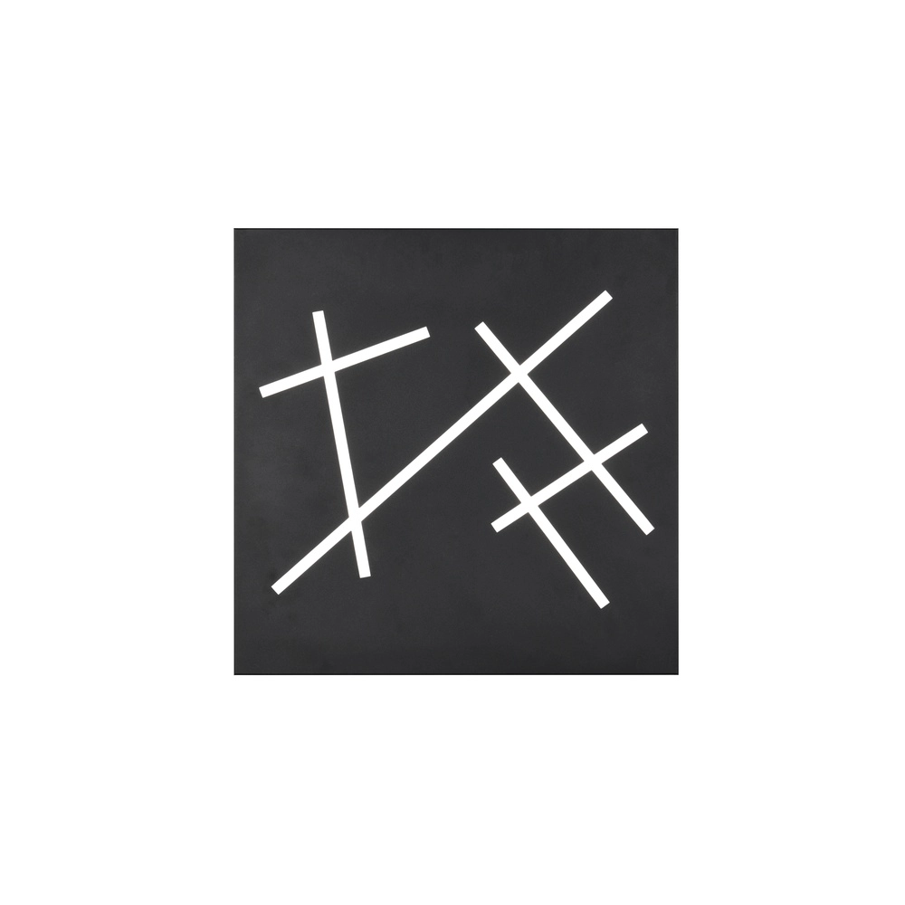 Design plafondlamp Snip zwart Trio 4017807659740