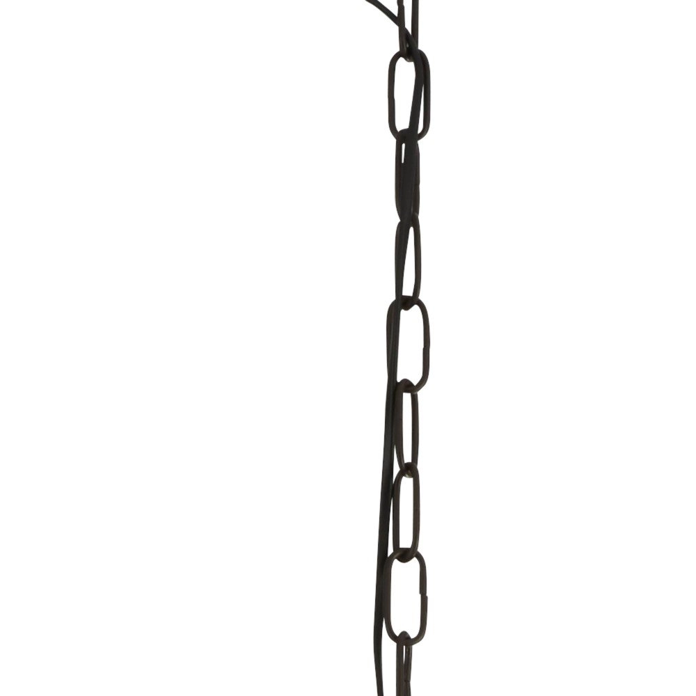 Klassieke kroonluchter Belfry 9-lichts 78cm brons met goud Searchlight 5053423135762