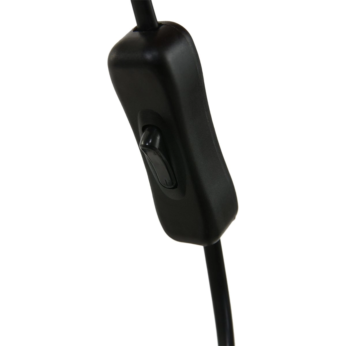 Klemspot Spring zwart met chroom Steinhauer 8712746075267