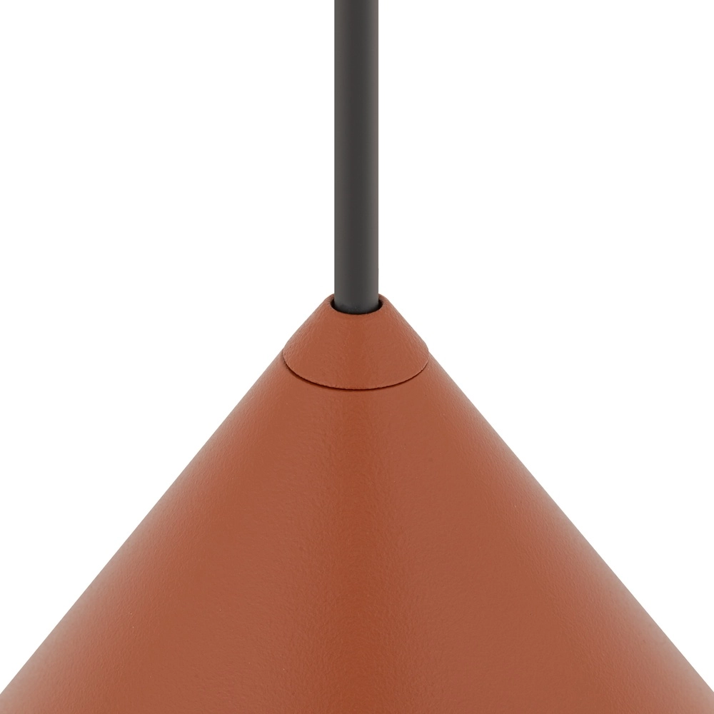 Design hanglamp Zenith terracotta Ø 20,5cm Lyora 5903139114905