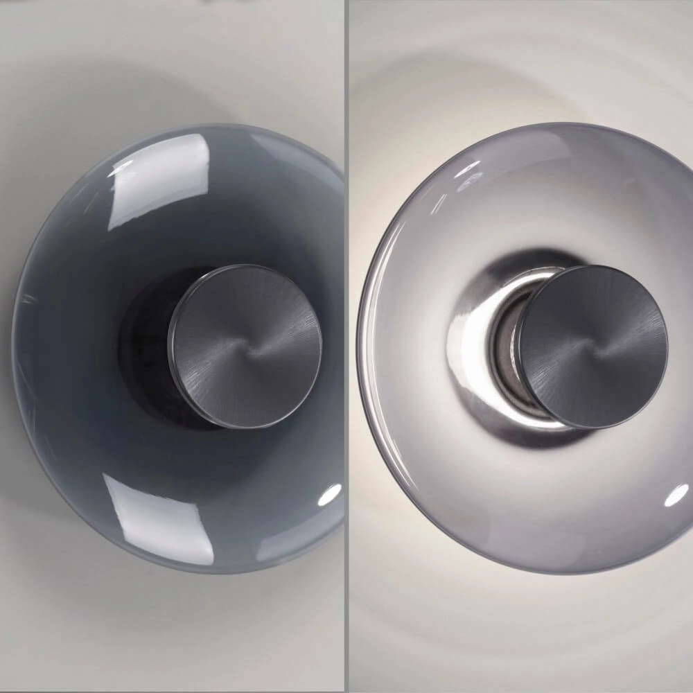 Design wandlamp Pure Vitrum grijs Paul Neuhaus 4012248382622