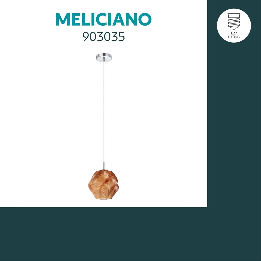 Hanglamp design Vicenne oranje Eglo 9008606405237