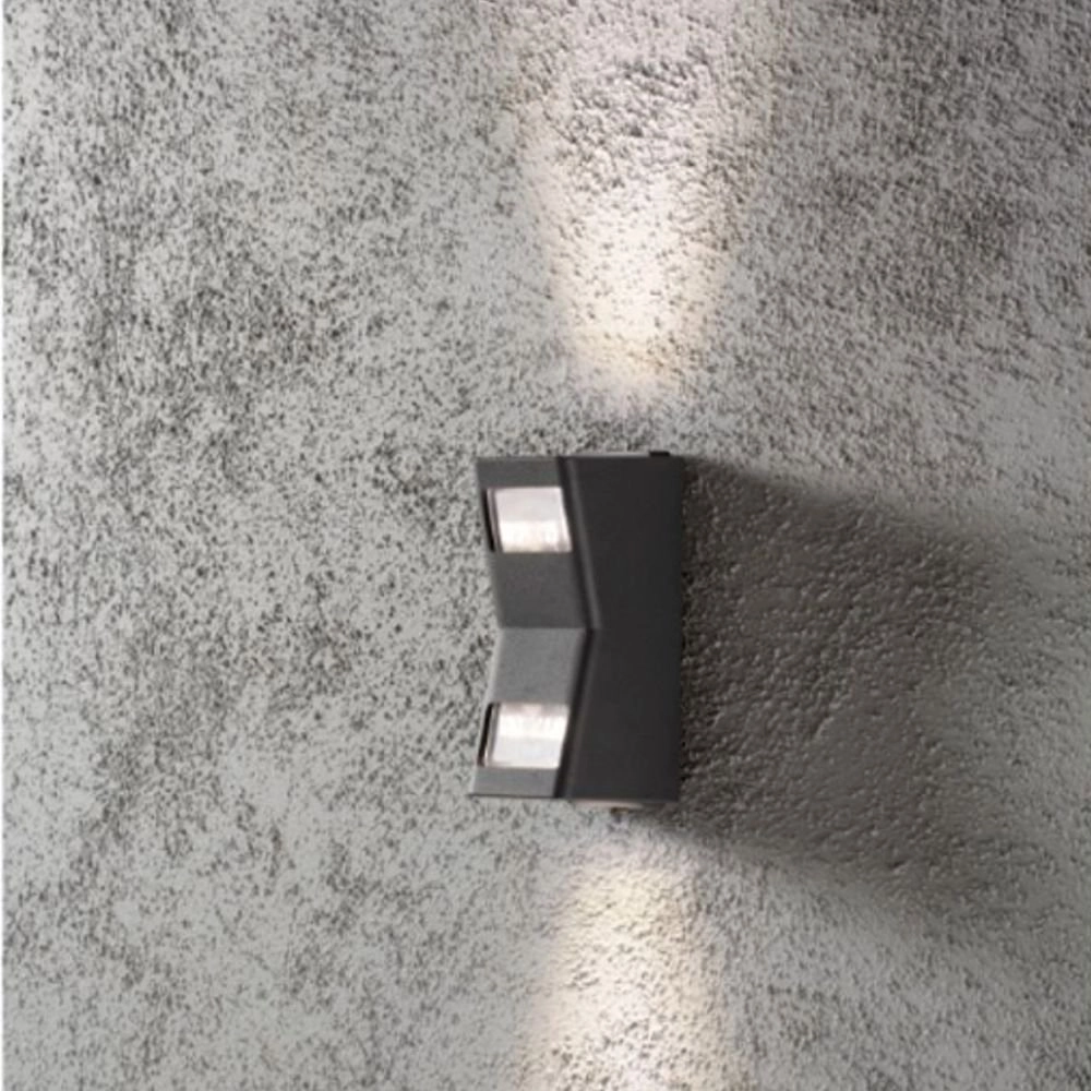Muurlamp Potenza Up - Down - Front antraciet KonstSmide 7318307956375